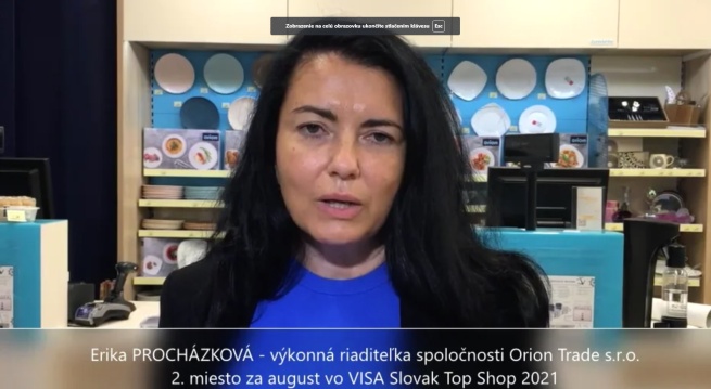 Videoanketa 2 – Erika Procházková, výkonná riaditeľka Orion Trade s.r.o.