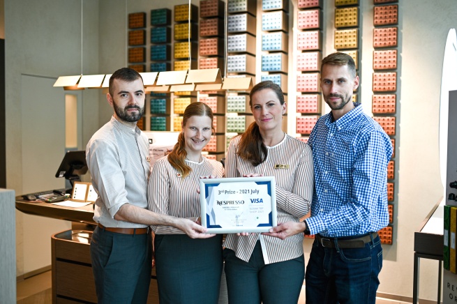 Visa Slovak Top Shop predstavuje: Nespresso Boutique v Eurovea