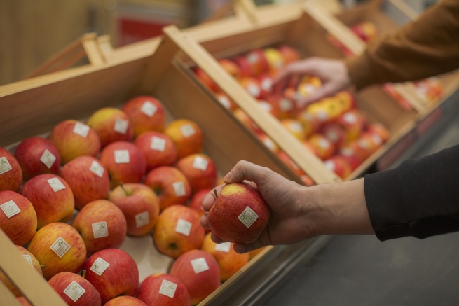 Kaufland: Kampaň s jablkami pri pokladniach