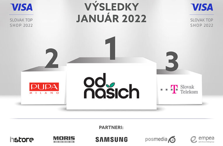 Víťazi Visa Slovak Top Shop za mesiac január 2022