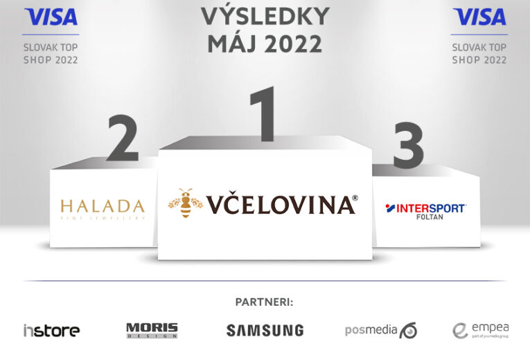 Víťazi Visa Slovak Top Shop za mesiac máj 2022