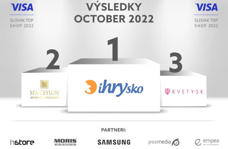 Víťazi Visa Slovak Top Shop za mesiac október