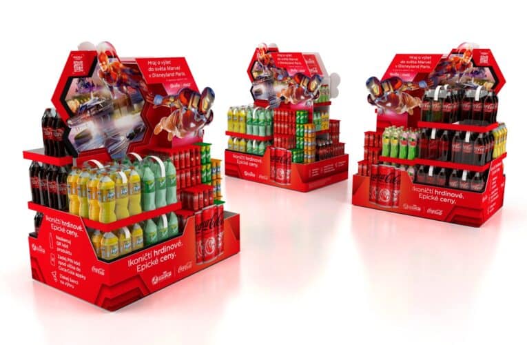 Hrdinovia Marvelu vyzývajú na súťaž v in-store kampani Coca-Cola