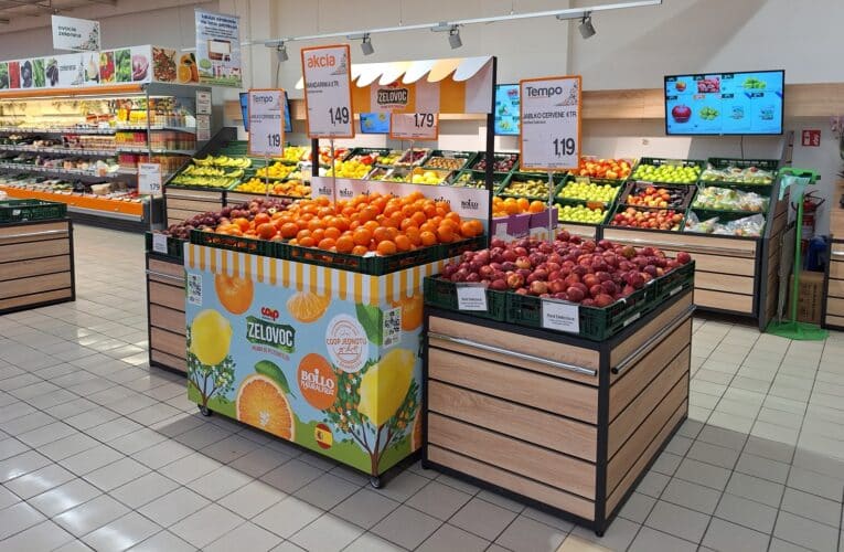 COOP Jednota Zelovoc prináša zákazníkom špeciálny stánok s citrusmi  