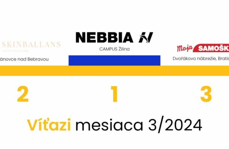 Víťazi Visa Slovak Top Shop za mesiac marec 2024