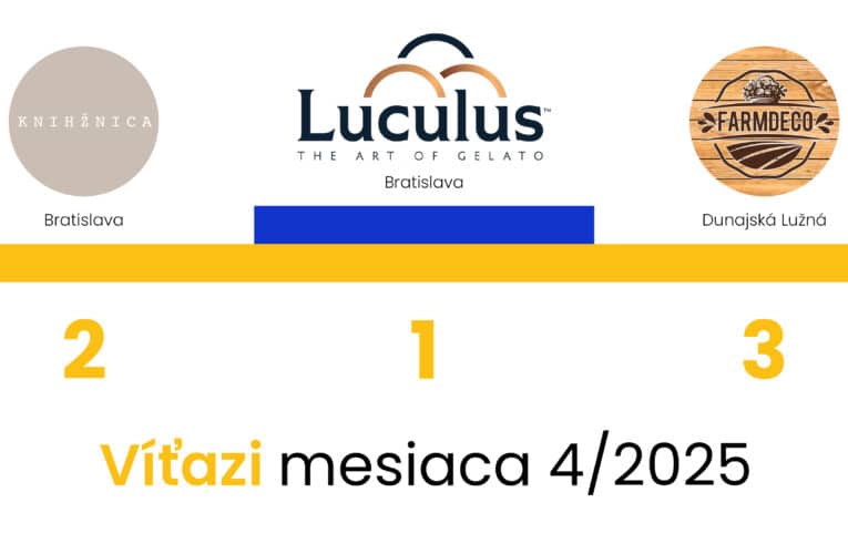 Víťazi Visa Slovak Top Shop za mesiac apríl 2025