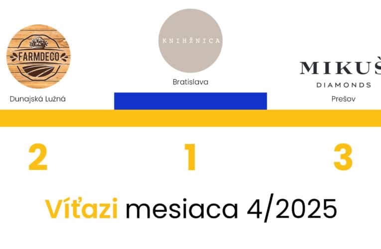Víťazi Visa Slovak Top Shop za mesiac apríl 2025